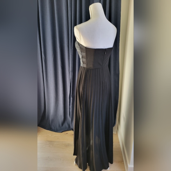 BEBE | Bustier Sequin Hi-Lo Dress - Picture 10 of 16